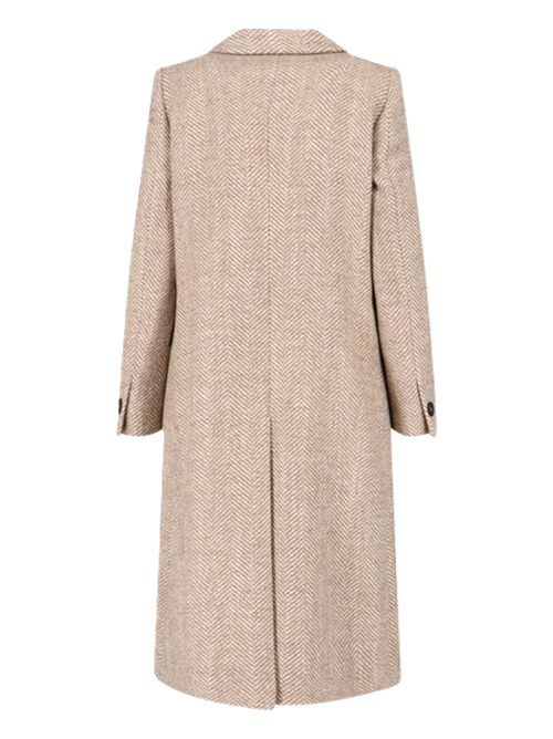 TAGLIATORE cappotto in lana jole cc spinato beige tortora TAGLIATORE | 340218 S 25I410ET948727